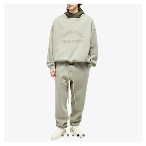 FEAR OF GOD ESSENTIALS -SPRING NYLON FLEECE HOODIE- size large